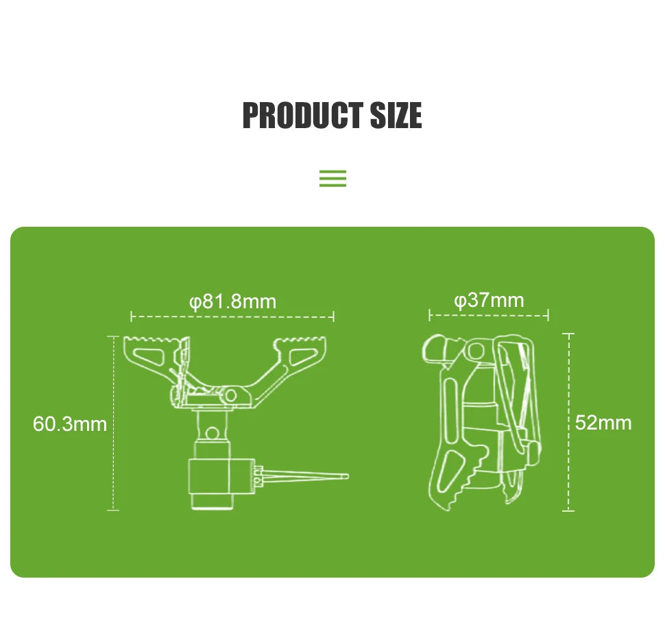 BRS Ultralight Mini Camping Gas Burner 25g