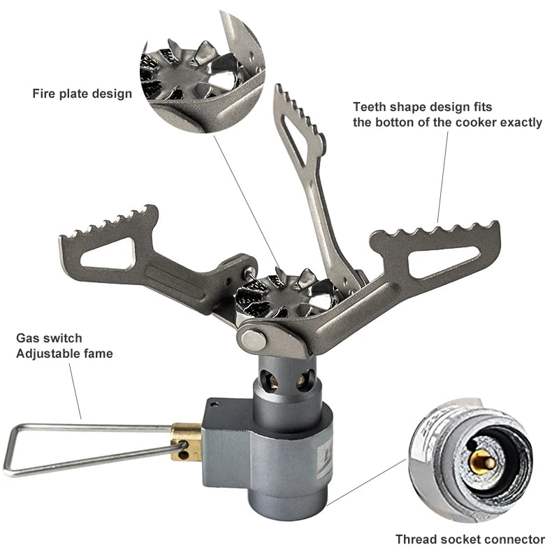 BRS Ultralight Mini Camping Gas Burner 25g