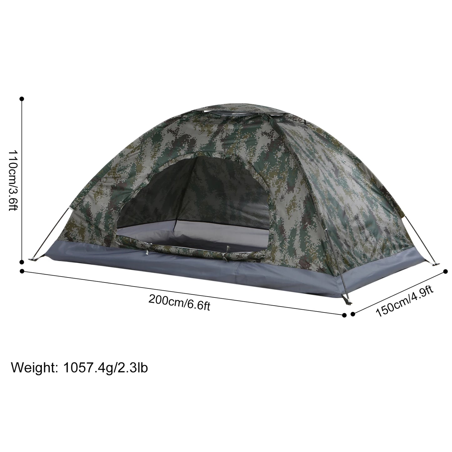 Ultralight Single Layer Portable Camping Tent
