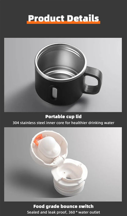 Coffee Thermos Vacuum Bottle with Tea Filter