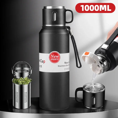 Coffee Thermos Vacuum Bottle with Tea Filter
