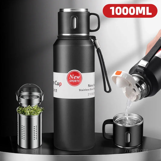Coffee Thermos Vacuum Bottle with Tea Filter