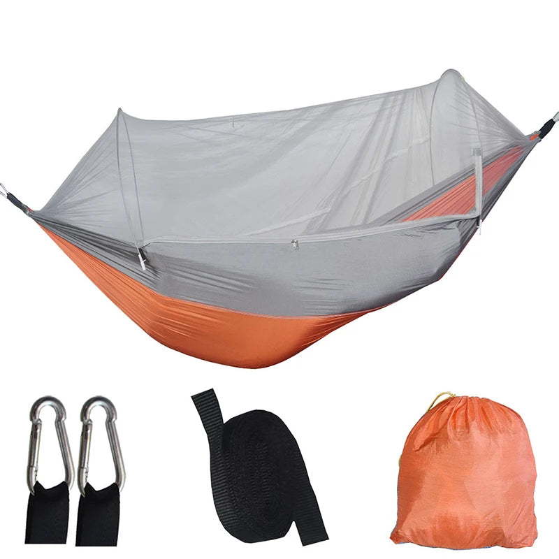 Outdoor Camping Hammock With Mosquito Net 250x120cm