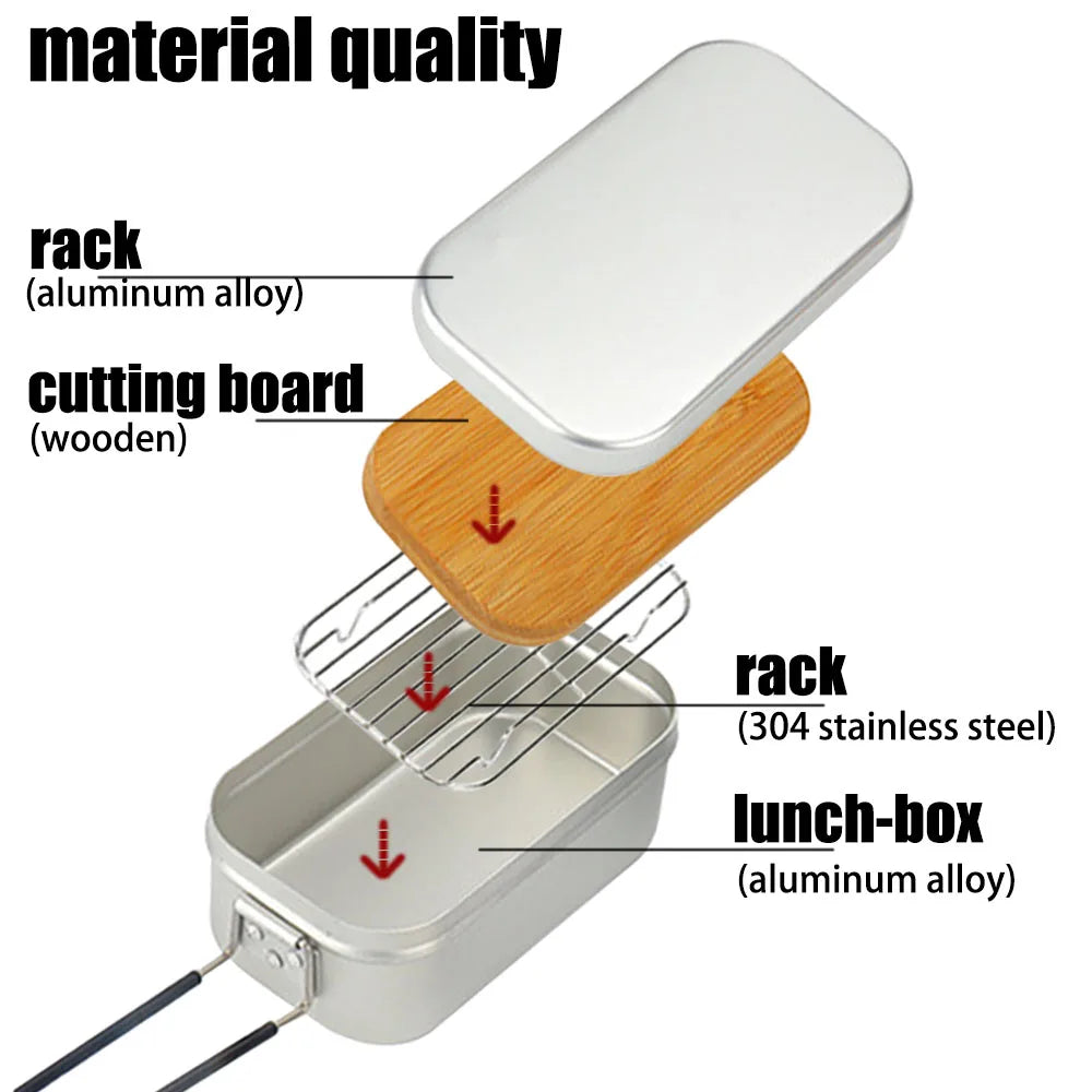 Ultralight Camping Cookware Lunch Box