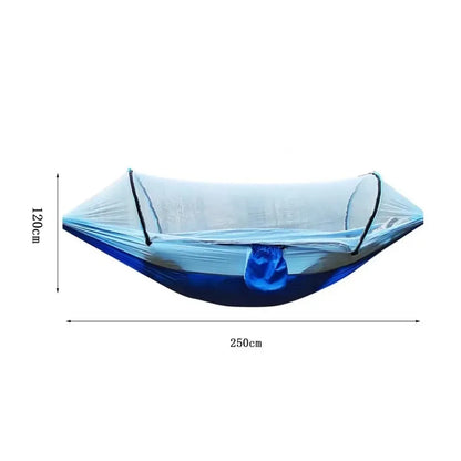 Outdoor Camping Hammock With Mosquito Net 250x120cm